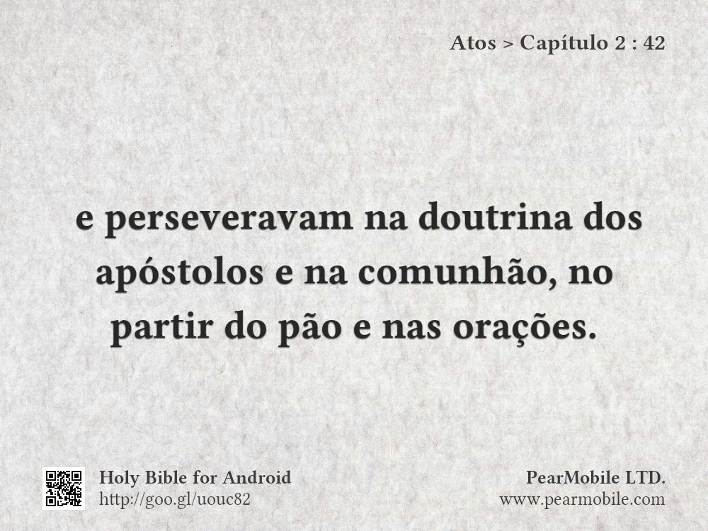 Atos, Capítulo 2:42